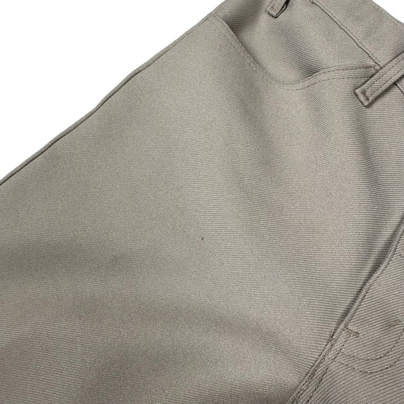 VTG‎ 80s Levis Pants Mens 36x34 Beige Dacron Polyester Straight Scovill Zip USA - Picture 6 of 16